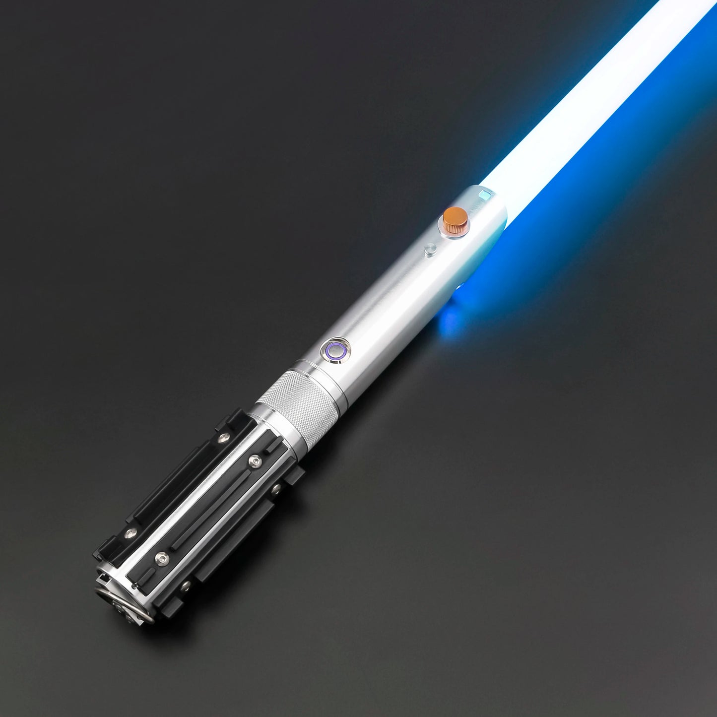 TXQSABER Anakin Lightsaber 5-4 Stars Proffie Laser Pixel board RGB Smooth Swing Metal Hilt With LED Strip Blade SDCard Skywalker
