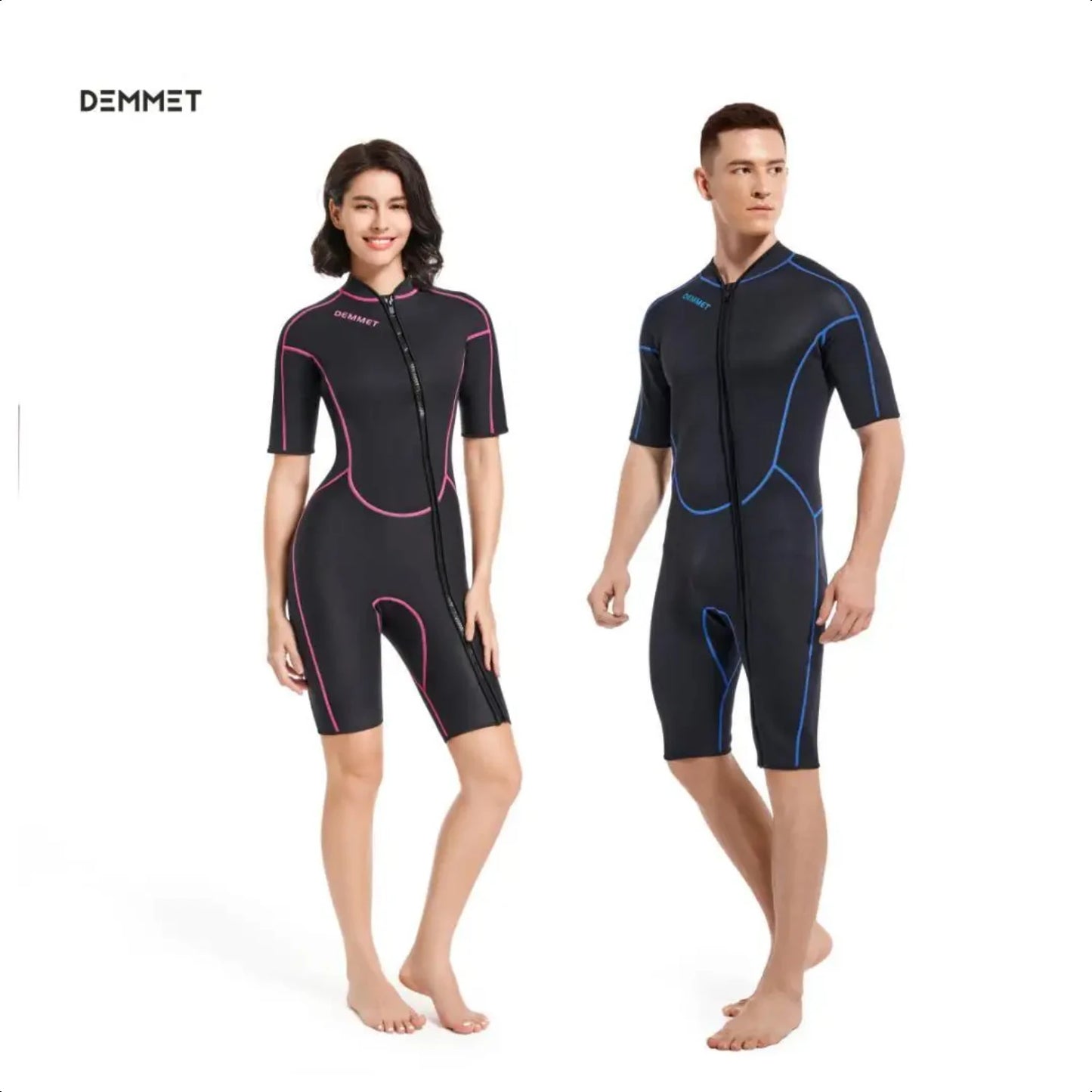 Neoprene Short Sleeve Wetsuit for Water Sports