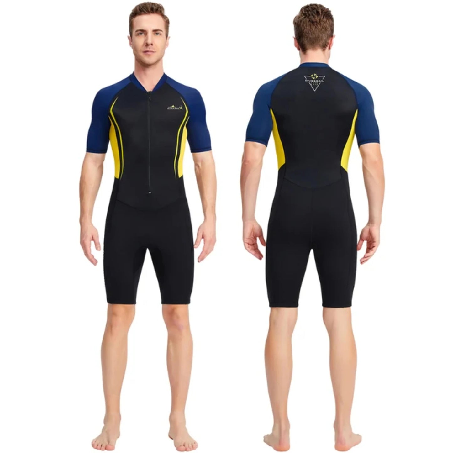 1.5MM Neoprene Wetsuit Men Women Short Sleeve Quick Dry Surfing Suit Beach Swimming Scuba Diving Suit Swimwear