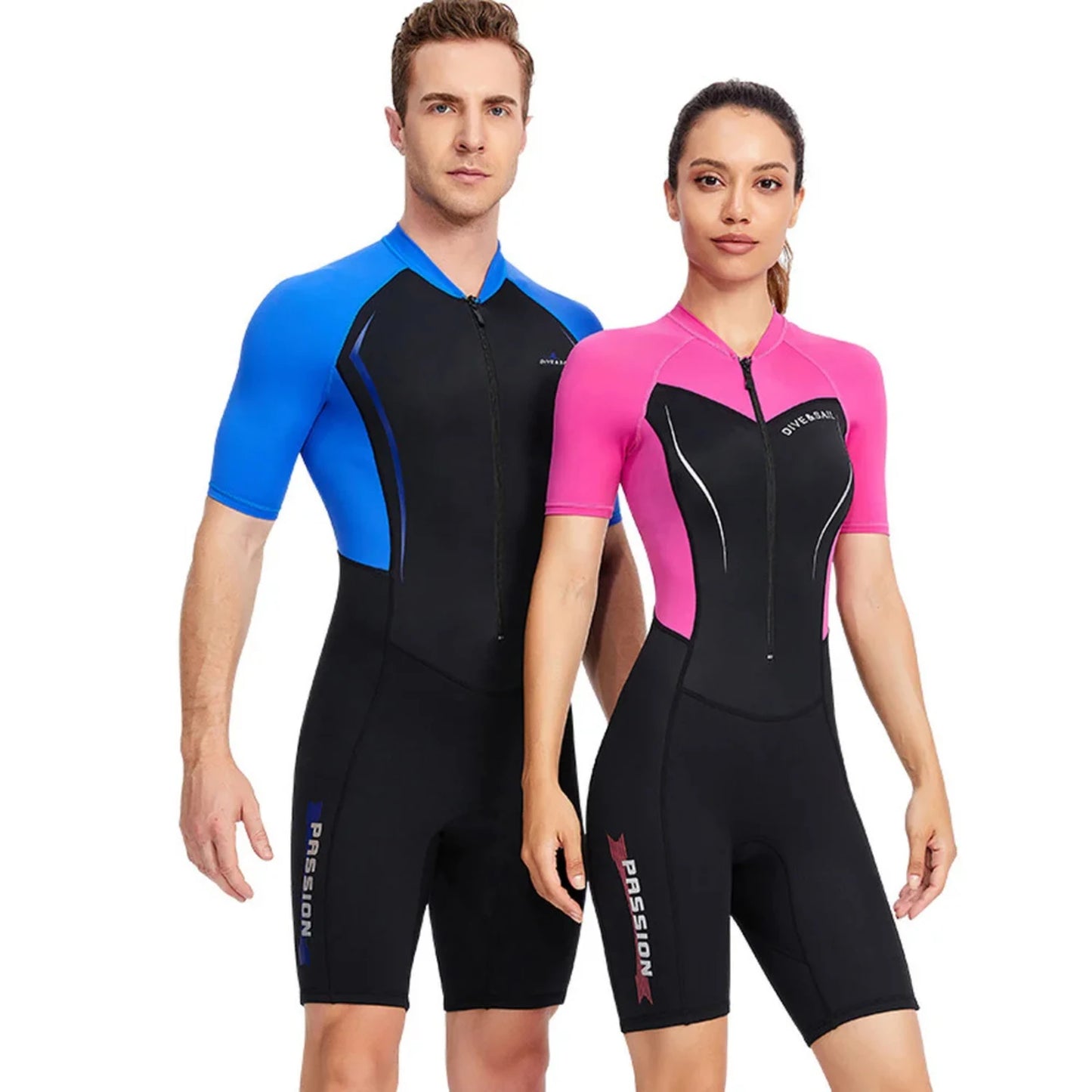 1.5MM Neoprene Wetsuit Men Women Short Sleeve Quick Dry Surfing Suit Beach Swimming Scuba Diving Suit Swimwear