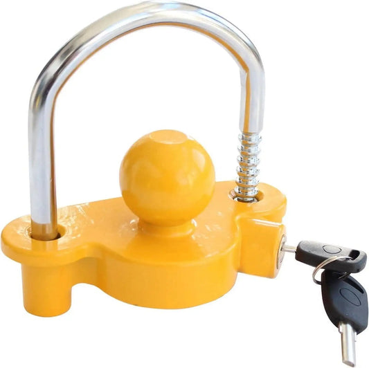 50640 Universal Trailer Coupler Lock for 1-7/8", 2", and 2-5/16" Couplers Yellow