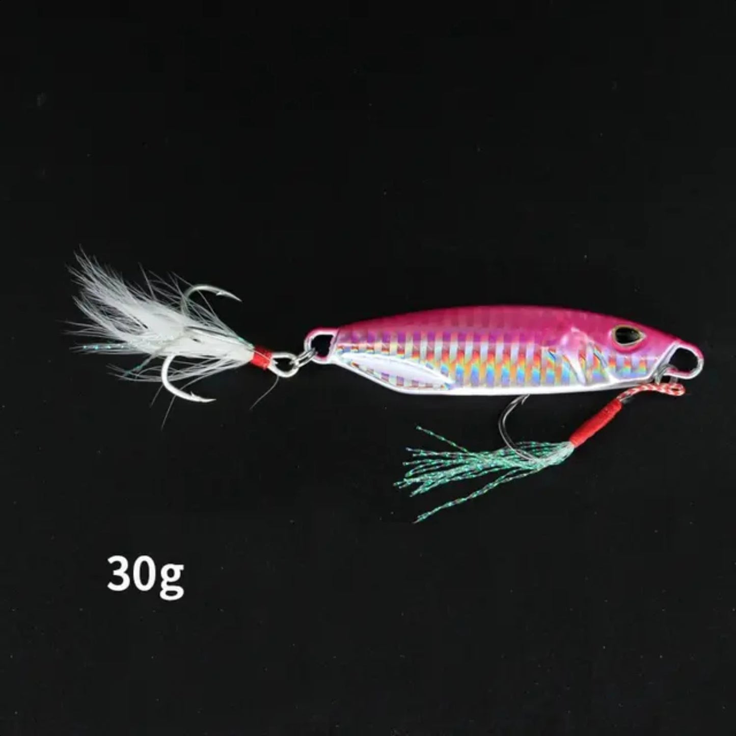 Metal Cast Jig Spoon Lure 20G 30G Artificial Bait Shore Slow Jigging Fishing Lures Super Hard Bass Fishing Tackle