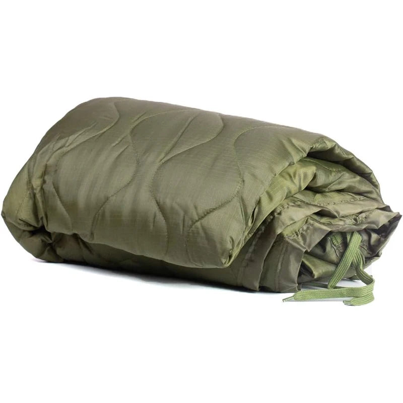 Military Army Camping Blanket Tactical Woobie Blanket Poncho Liner Lightweight Multifunctional All Weather Blankets Camping Gear