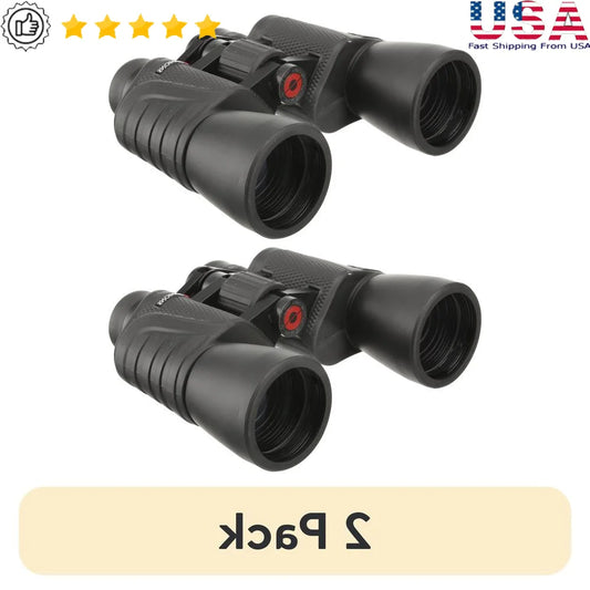 10x50mm Porro Prism Binoculars Tripod Adaptable Waterproof Binoculars Hunting Bird Watching Hiking Sporting Events Outdoor