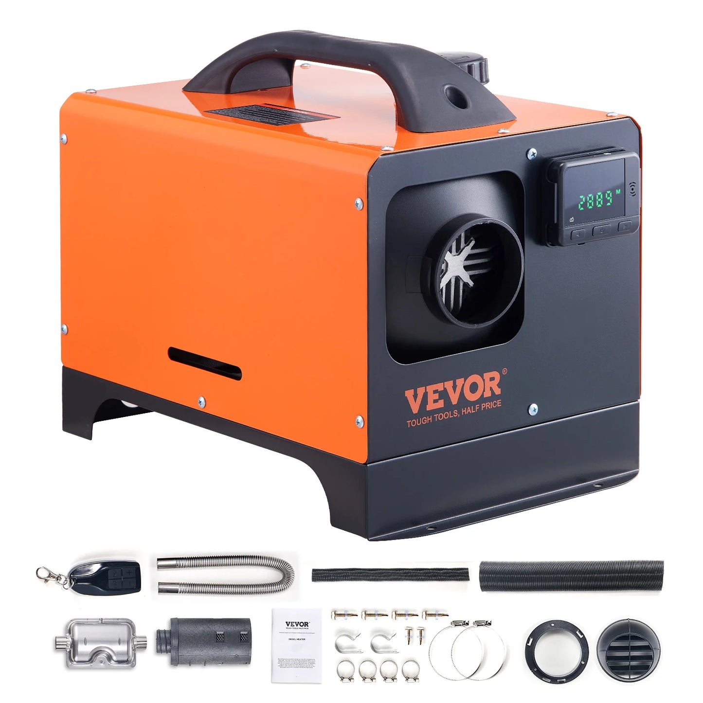 SucceBuy 5/8KW Diesel Air Heater 12V All in One Car Heater with Remote Control Parking Diesel Heater for Car Truck RV Boat Van