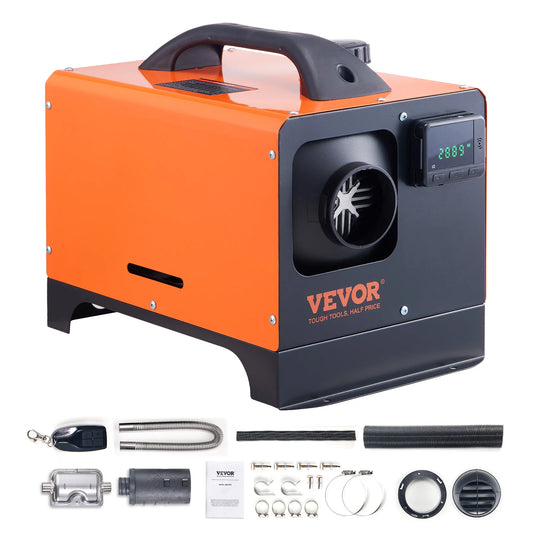 SucceBuy 5/8KW Diesel Air Heater 12V All in One Car Heater with Remote Control Parking Diesel Heater for Car Truck RV Boat Van
