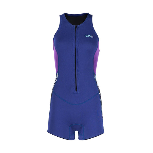 2MM Neoprene Women Wetsuit Sleeveless Wetsuits One Piece Swimsuit for Swimming Diving Snorkeling Kayaking Surfing
