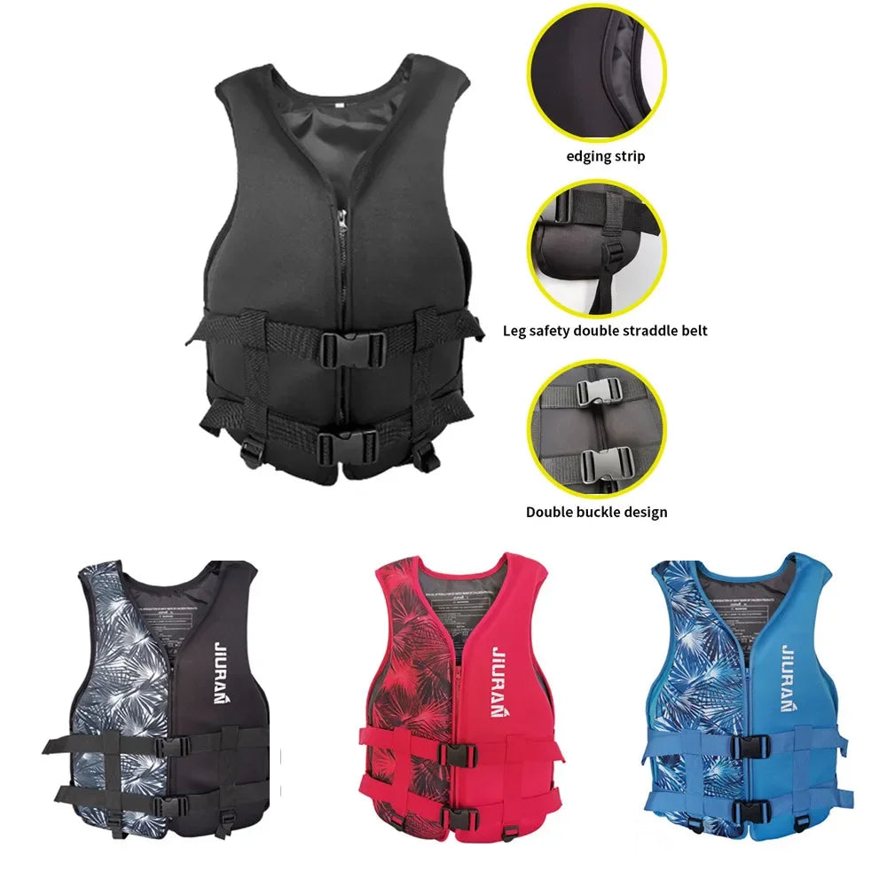 Adult Children Life Vest, Outdoor Water Safety Fishing Surfing Drifting Buoyancy Life Jacket