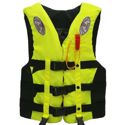 Oulylan Life Vest  Raft For Boats Fishing Vest Adults Surf Life Jacket Ski Motorboats WakeboardSwimming Drifting Vest Rescue