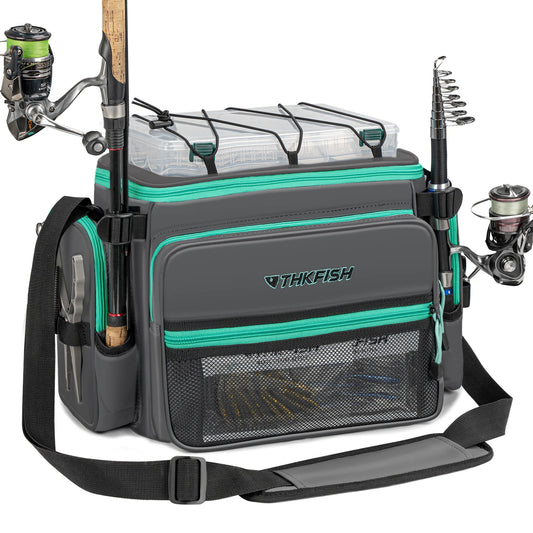 Fishing Tackle Bag PVC Waterproof Fishing One Shoulder Bags Packs Multifunctional Fishing Lures Storage Bags