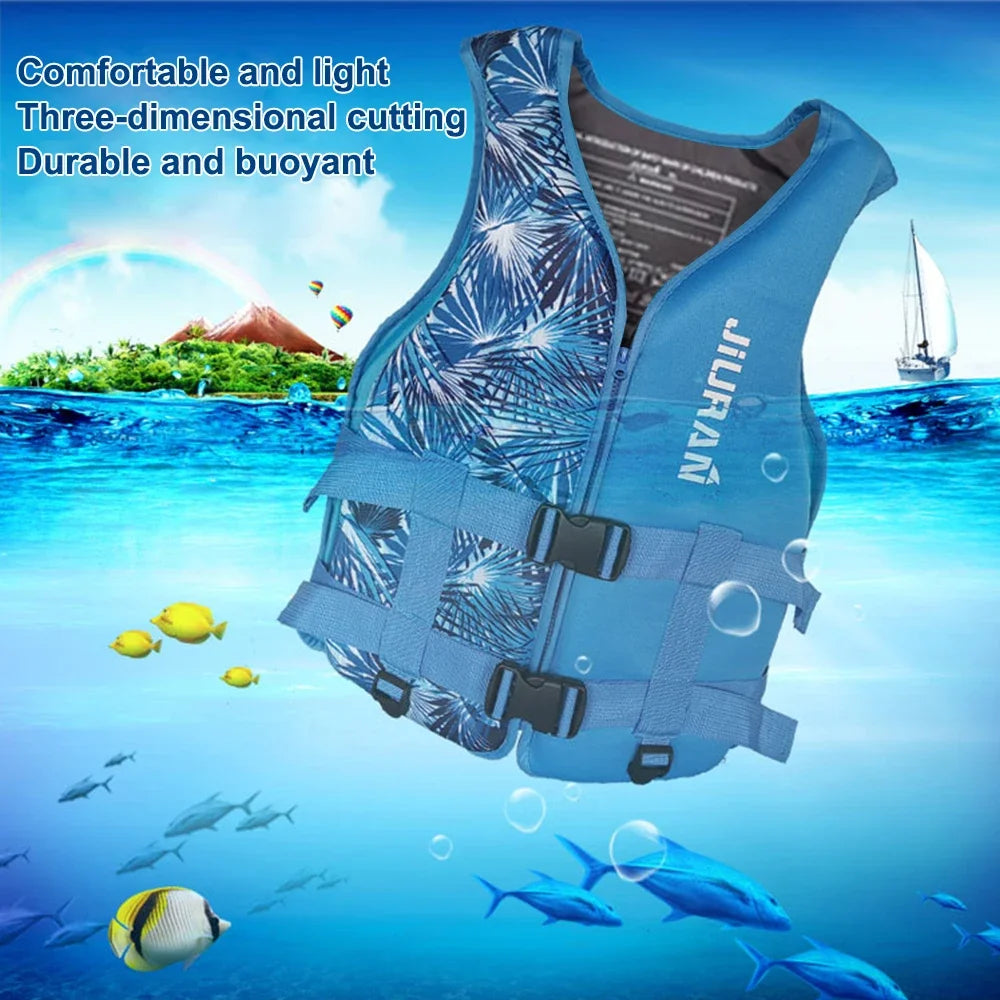 Adult Children Life Vest, Outdoor Water Safety Fishing Surfing Drifting Buoyancy Life Jacket