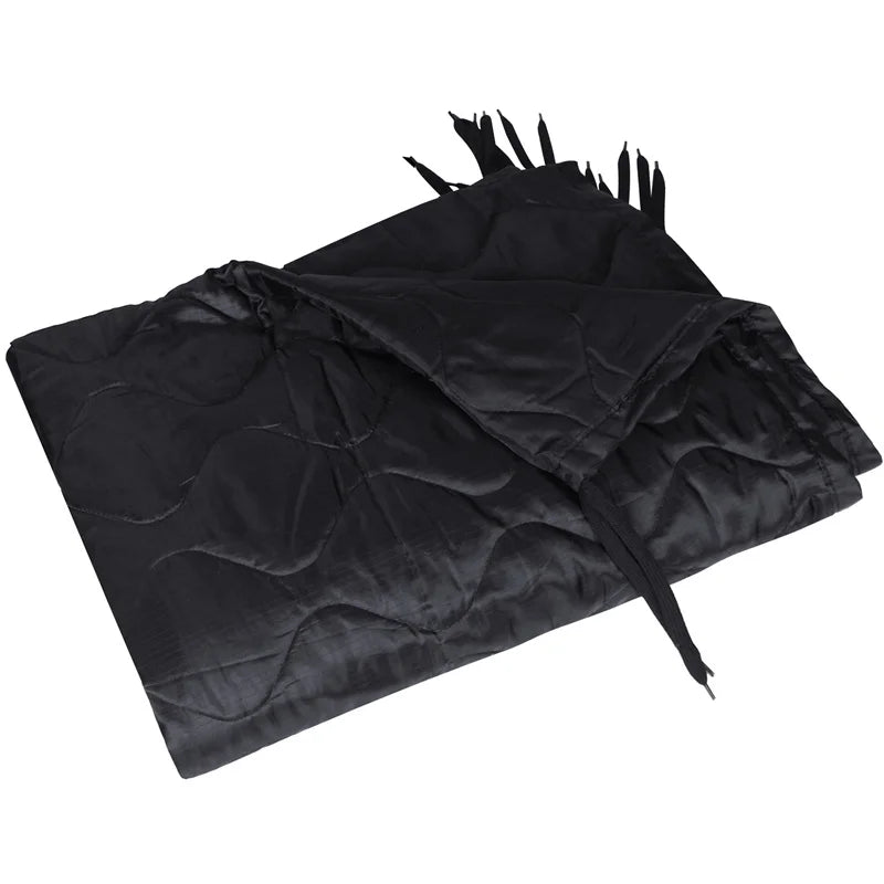 Military Army Camping Blanket Tactical Woobie Blanket Poncho Liner Lightweight Multifunctional All Weather Blankets Camping Gear