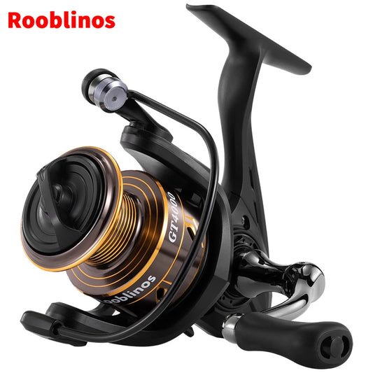 GT 2000-7000 Spinning Reel 6+1BB 5.2:1 Alloy Spool Anti Reverse Smooth Drag for Freshwater/Saltwater