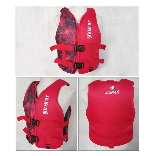 Adult Children Life Vest, Outdoor Water Safety Fishing Surfing Drifting Buoyancy Life Jacket